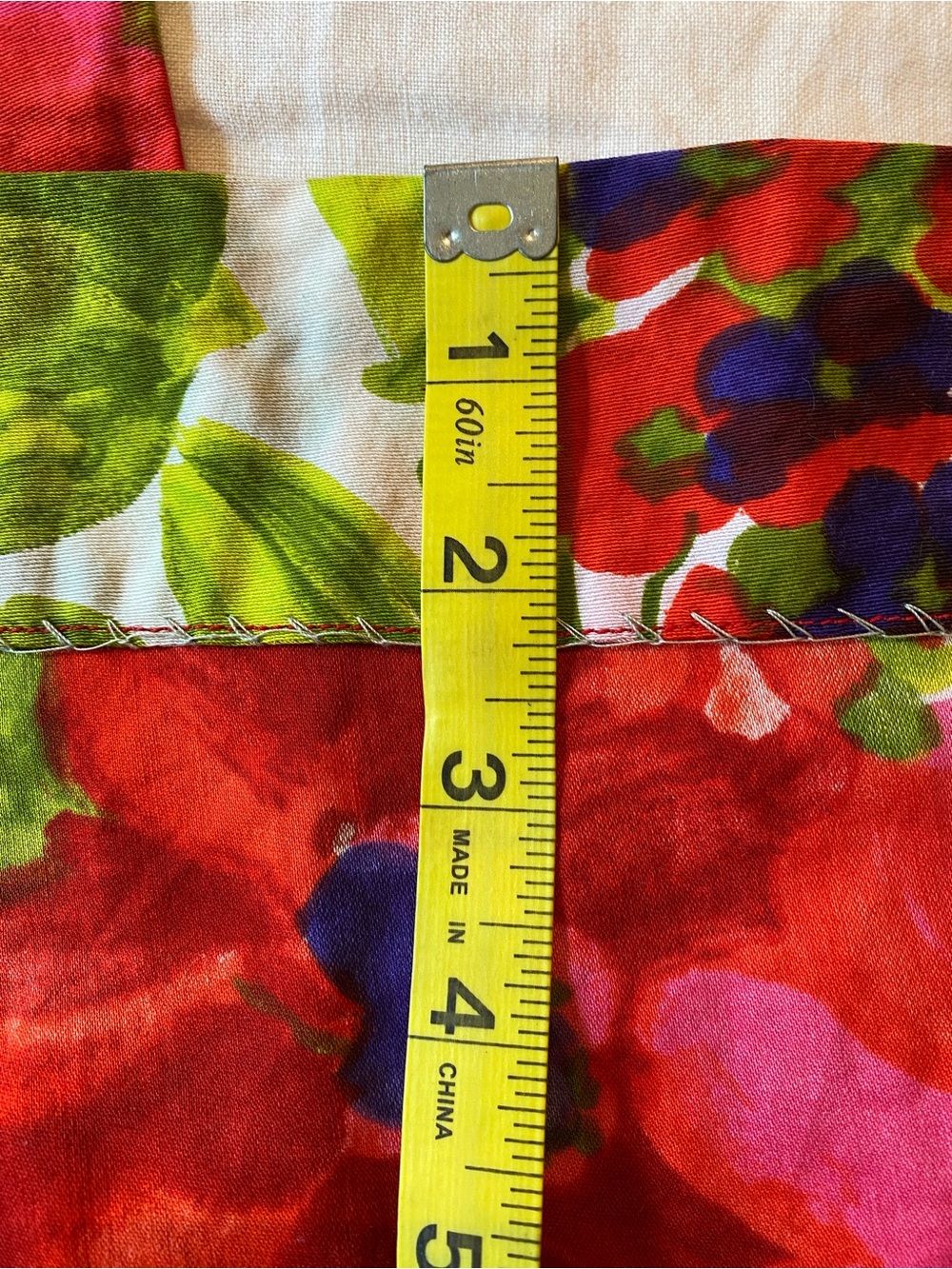 Vintage 1960s Alice Polynesian Fashions Hawaiian Floral Muumuu Maxi Dress Medium - Picture 8 of 8